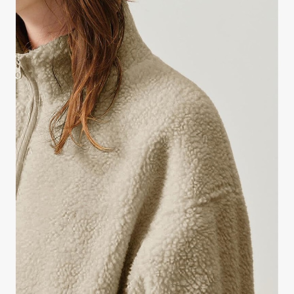 Cozy Cream Fleece Jacket
